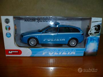alfa romeo 159 sportwagon polizia 1/24 mondomotors