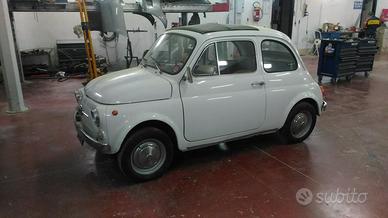 Fiat 500 F 1965 8 Bulloni Targhe  Documenti Orig.