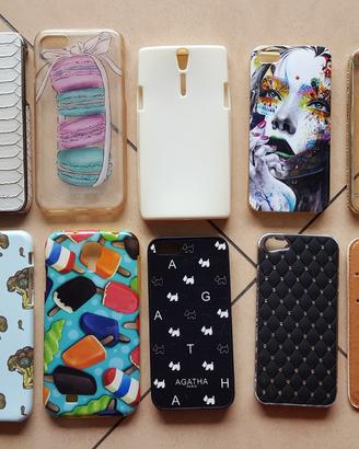 12 cover per cellulari Sony Xperia XZ3, Iphone 5-6
