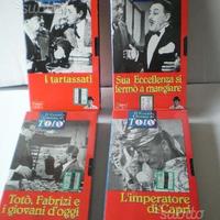 69 videocassette imballate con films di TOTO'