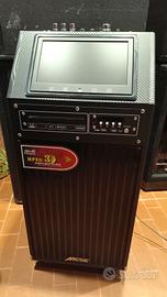 Trolley amplificato con lettore CD/DVD