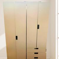 Armadio con cassettiera  e guardaroba Stuva Ikea