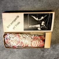 RETE PORTAPACCHI VINTAGE anni '70 per tenda