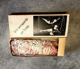RETE PORTAPACCHI VINTAGE anni '70 per tenda
