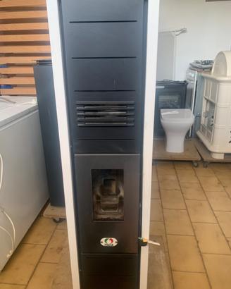 STUFA PELLET ITALIA BIANCA NERA