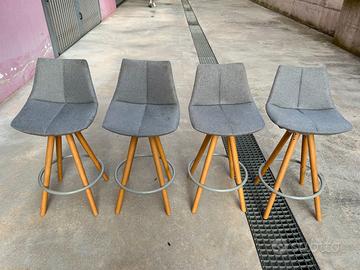 4 sgabelli in legno e plastica – 60€ tutti