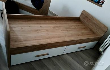 Armadio camera da letto e due letti singoli
