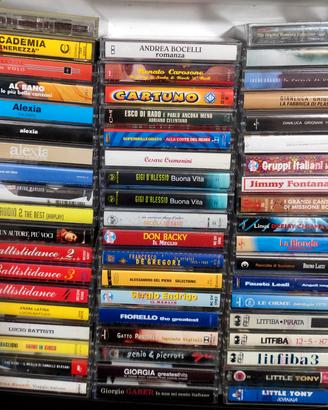 Lotto musicassette Italiane e straniere 