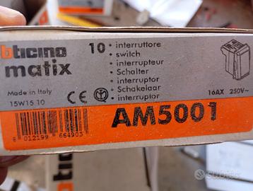 Prese TV ed interruttori bticino