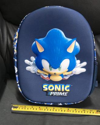 zaino asilo e tempo libero sonic con tasca lateral
