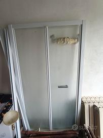 Porta doccia chiusura a soffietto 