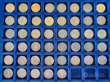 47 monete da 5 centesimi - Regno d’Italia