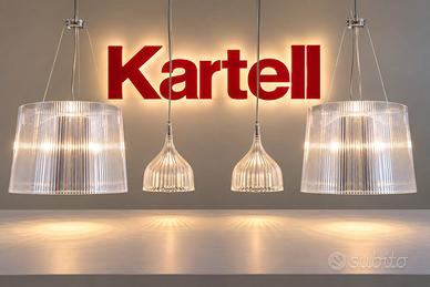 4 LAMPADE A SOSPENSIONE KARTELL ORIGINALI