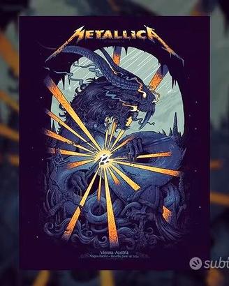 Metallica M72 WT - PopUp Poster Vienna Numbered