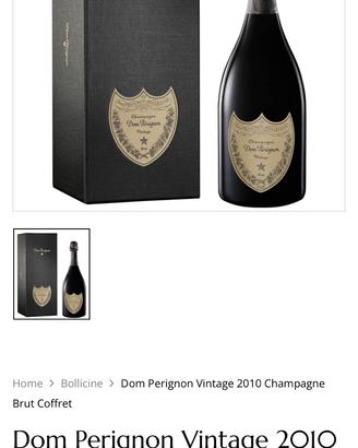 Champagne Dom perignon