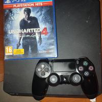 ps4 da 1 tera con Uncharted 4 e final fantasy 