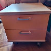 comodino 2 cassetti