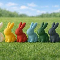 Coniglietti di Pasqua decorativi – diversi colori