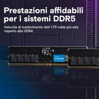 Crucial 1*32 gb 4800 mhz CL40 + Dissipatore ram