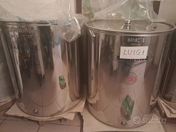 Contenitori inox Sansone 150L - come nuovi