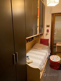 letto singoli con armadio