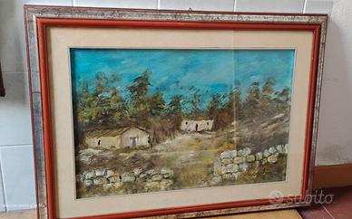Quadro vintage anni 90/Pittore Sardo 
