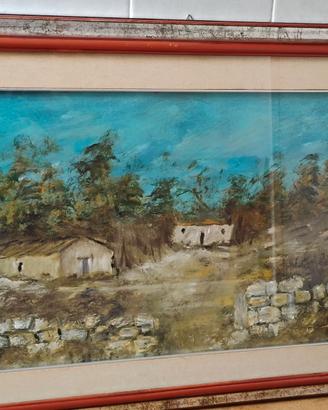 Quadro vintage anni 90/Pittore Sardo 