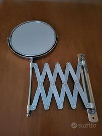 Specchio vintage con braccio telescopico