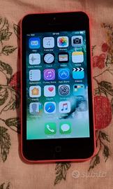 iPhone 5c color arancione completo carica 