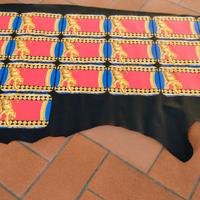 Cuoio mezzo animale stampa famosa 