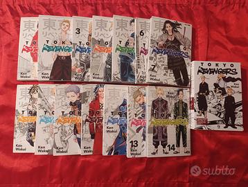 Tokyo Revengers dal volume 1 al 14 + toman pack 20