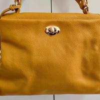 Borsa da donna Vera pelle Senape firmata Melluso.