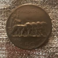 Moneta 50 c anno 1920