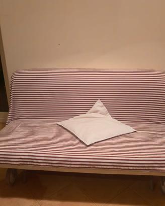Letto singolo pieghevole con ruote salvaspazio