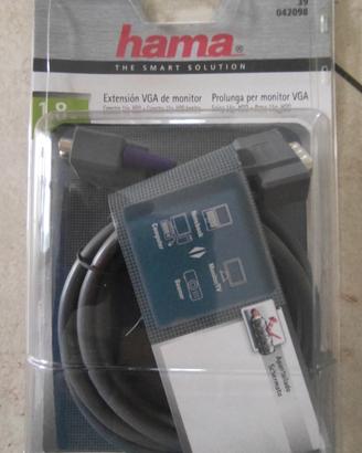 cavo prolunga monitor vga hama