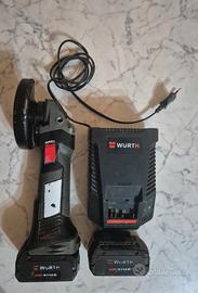 Flessibile wurth +2 batterie4.0ah + caricabatterie