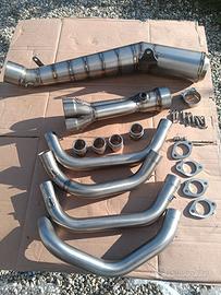 scarico zard titanio racing pe kawa z900 rs