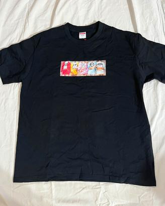 t shirt supreme box logo girl 