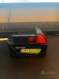 Batteria Green Cell 18V 5Ah per Milwaukee M18