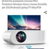 Videoproiettore Yaber + braccio+telo proiezione+te