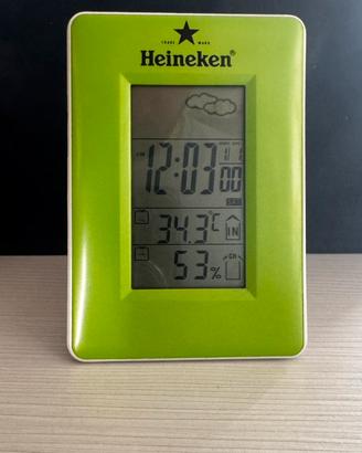 Stazione meteo  Heineken con pannello solare