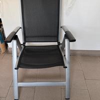 Coppia sedie da giardino/camper