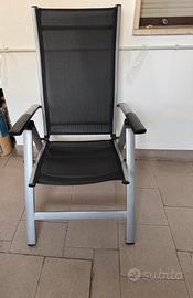 Coppia sedie da giardino/camper