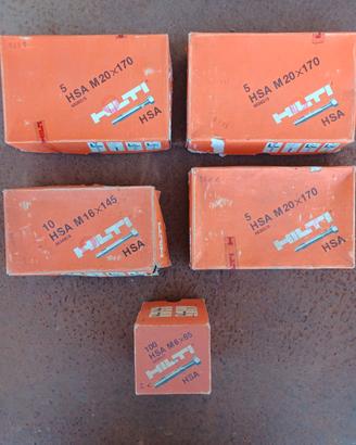 Stock tasselli Hilti ancoraggio
