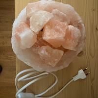 Lampada di sale rosa himalayano