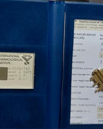 Diamante certificato IGI