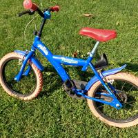 Bici bimbo spiderman ruota 16'' ,dai 5 a 8 anni