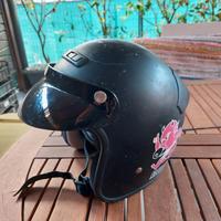 Casco jet moto bambino