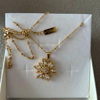 Collana con pendente fiore S.Steel