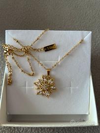 Collana con pendente fiore S.Steel